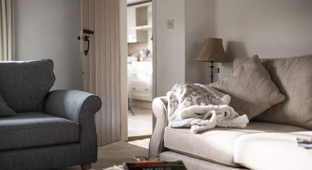 Snuggle up in a fluffy throw and watch a favourite film. 