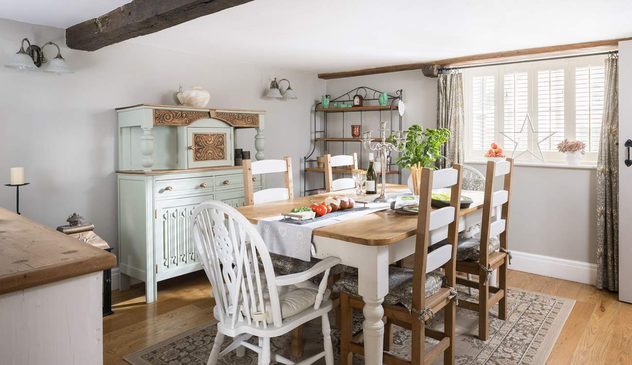 Gather everyone around the farmhouse table.