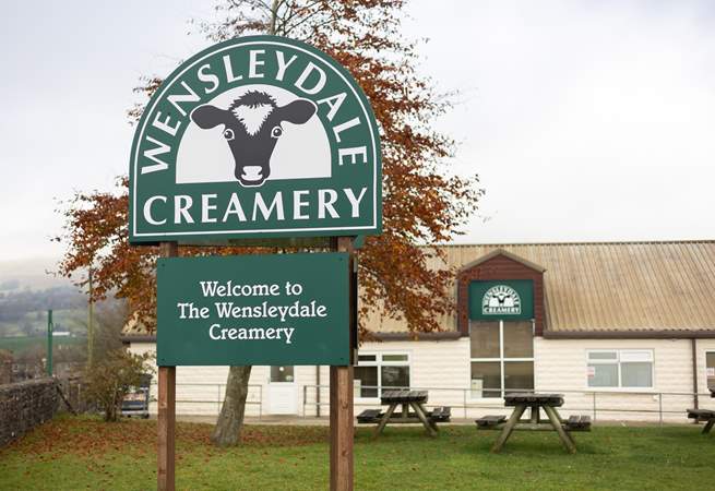 The creamery at Hawes is a must, to taste the cheese and enjoy a meal.
