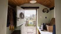 Take off your boots and hang up your coat before entering this lovely property.