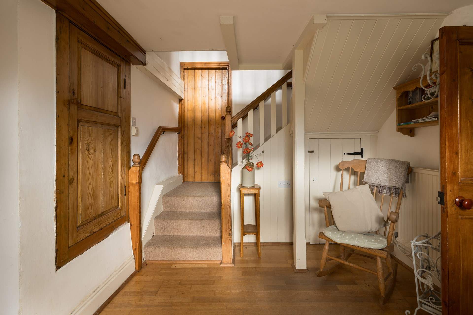 Choose one of the two staircases to take yourself to bed.