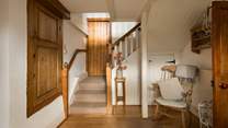 Choose one of the two staircases to take yourself to bed.