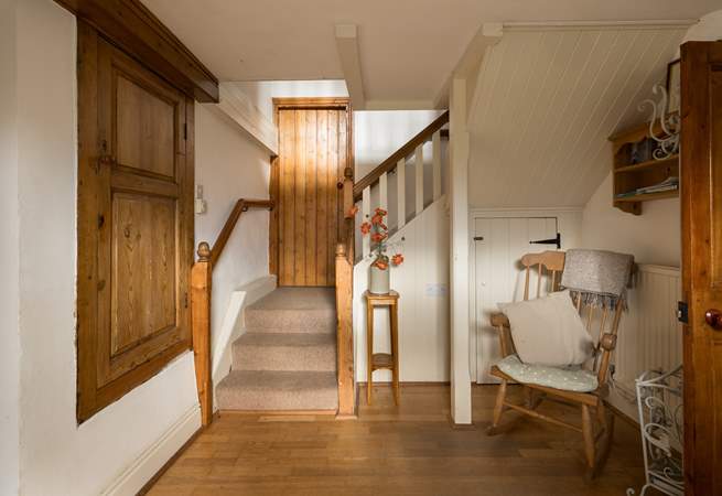 Choose one of the two staircases to take yourself to bed.