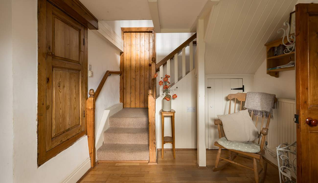 Choose one of the two staircases to take yourself to bed.