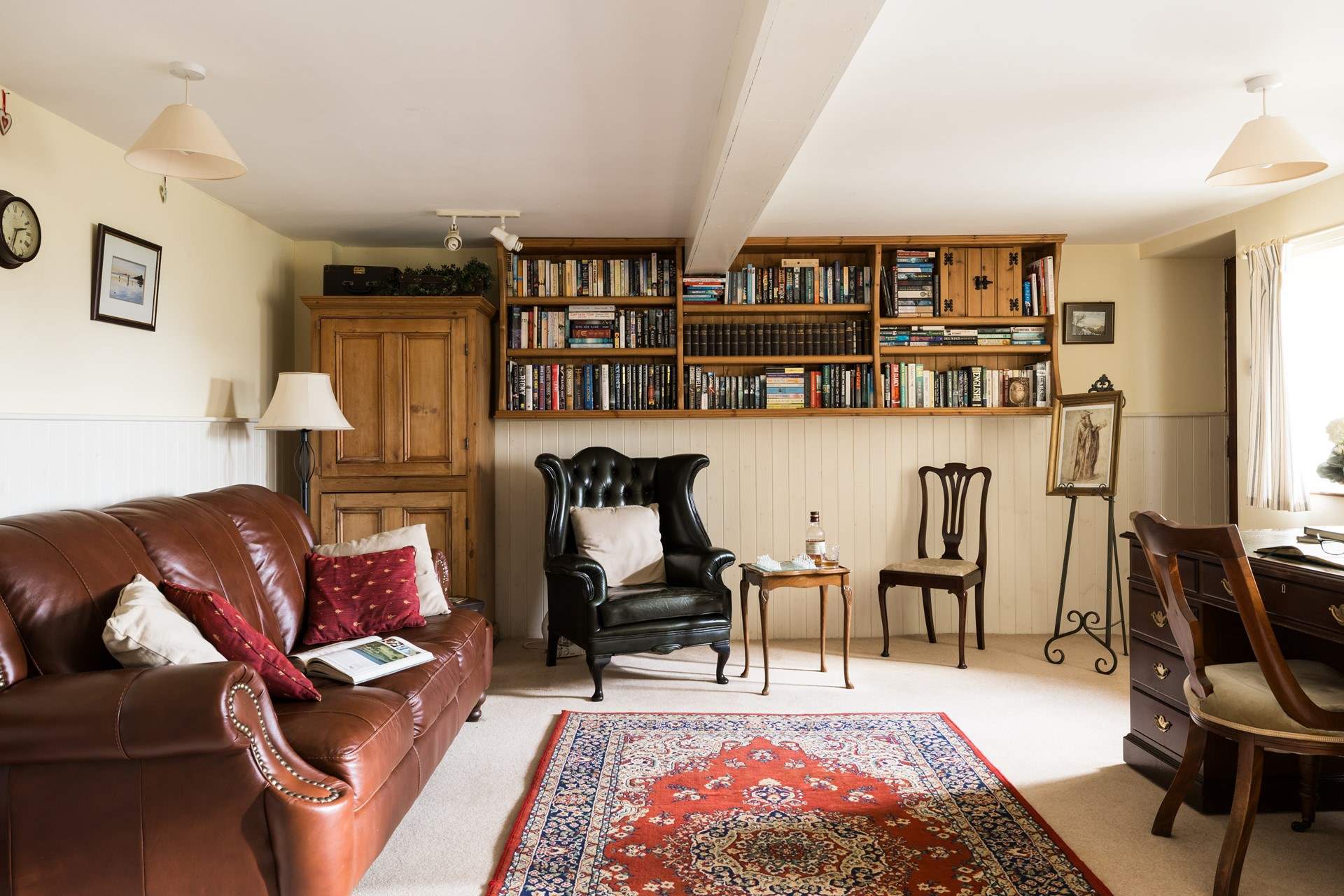 This room is great for taking in the peace and quiet of the Yorkshire Dales, with the only sound being the bleating of the sheep.