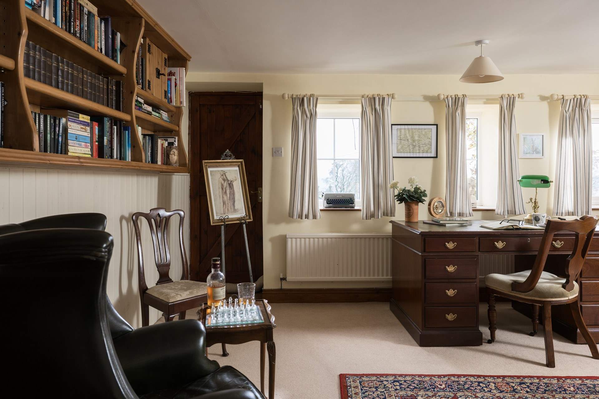 Catch up with your reading or a good game of chess.