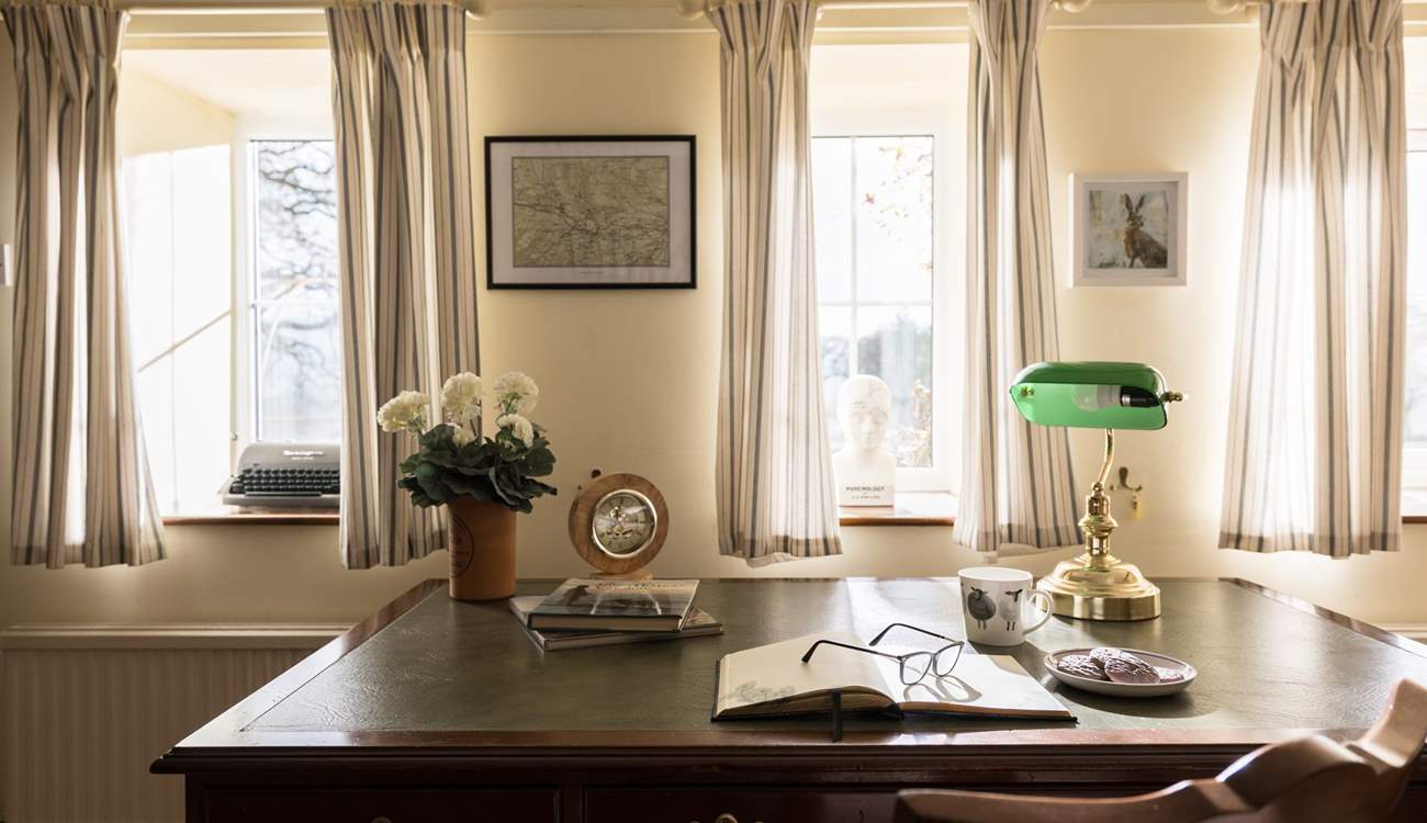 With all the peace and quiet maybe this will be the place to let your creative juices flow.