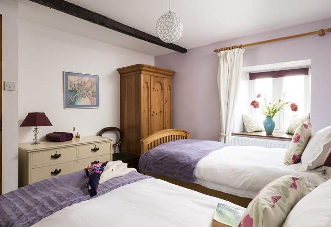 Another country-style bedroom with glorious views.