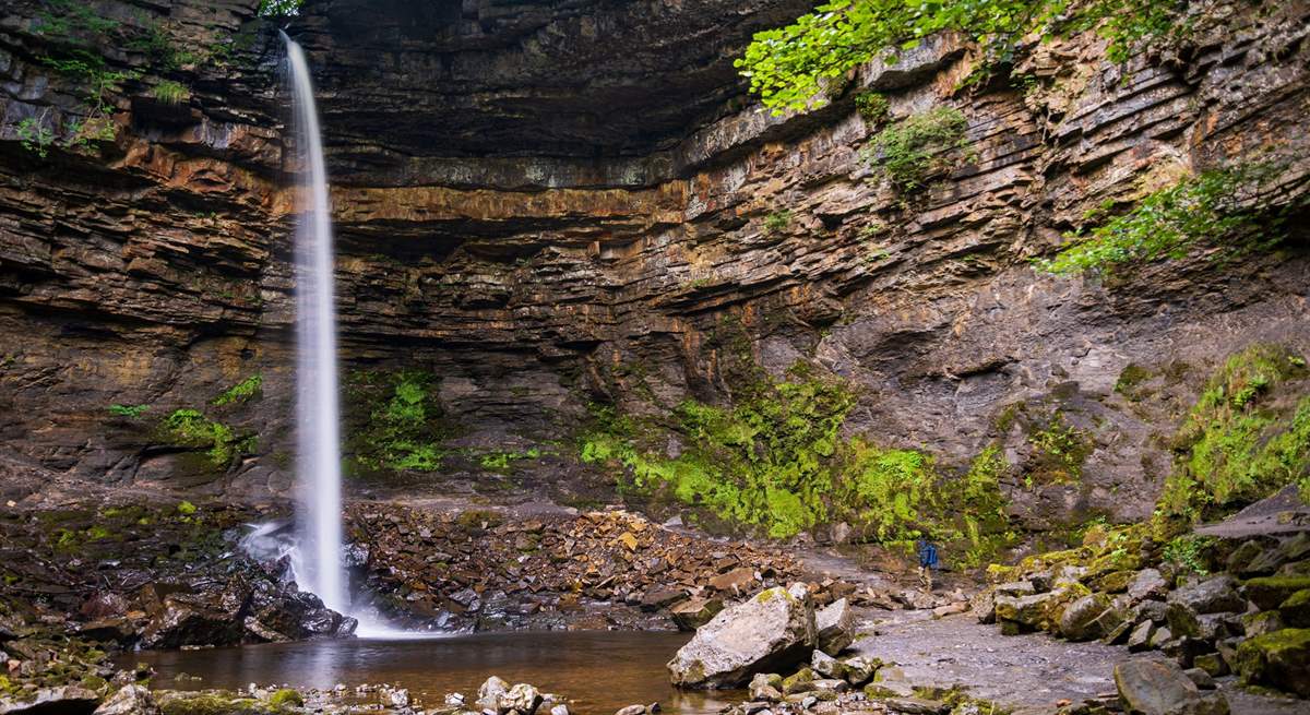 Hardraw Falls is only minutes from the farmhouse.