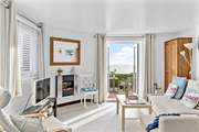 The living area is wonderfully light and airy.