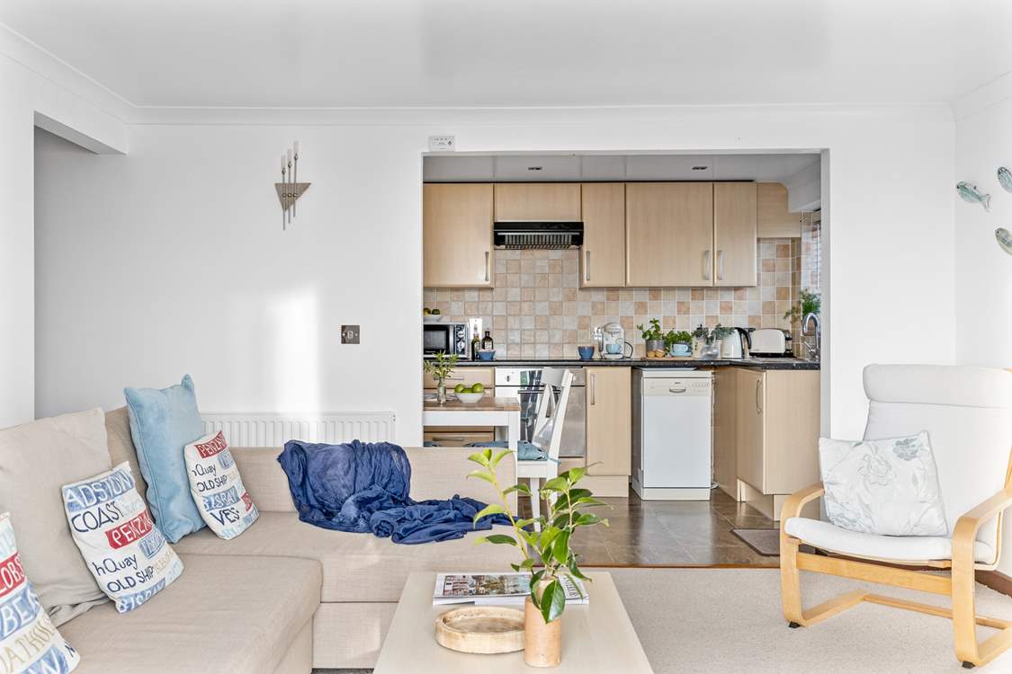 Open plan living is the order of the day so that you can really make the most of the view and time together.