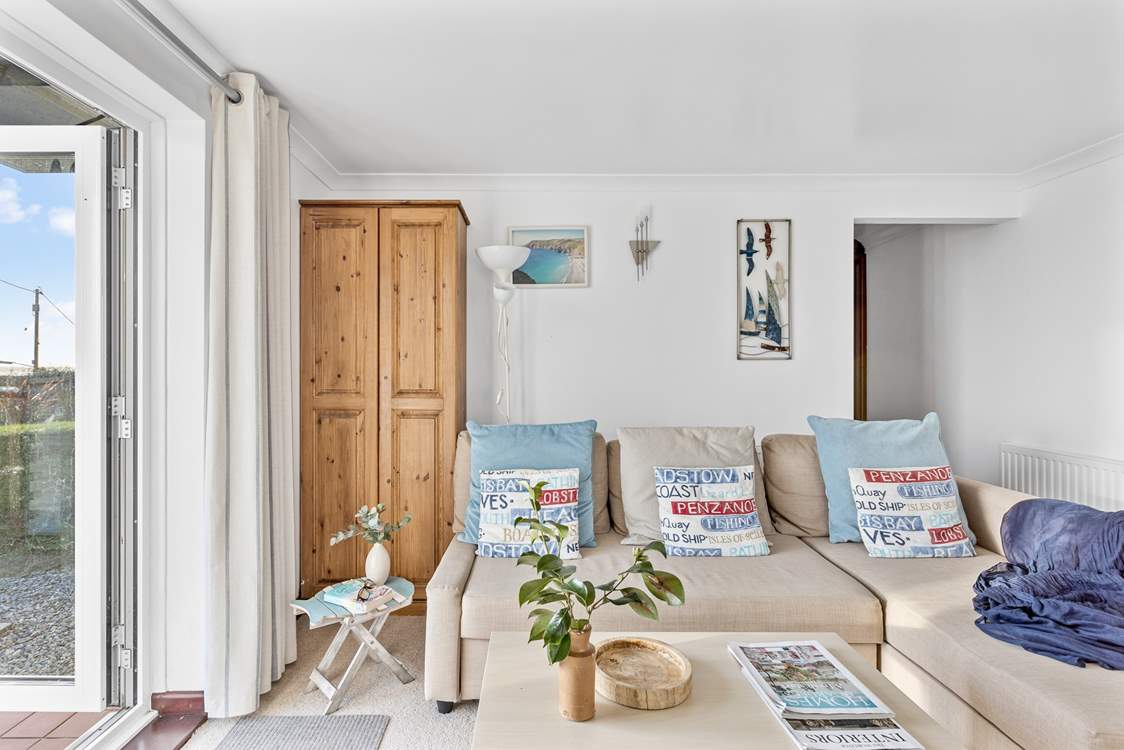 The interiors perfectly complement the setting.