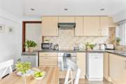 The kitchen/dining area is well-equipped, with all you need to rustle up a feast.