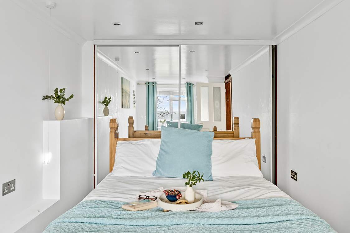 A lovely calming room to ensure you have a good night's sleep.