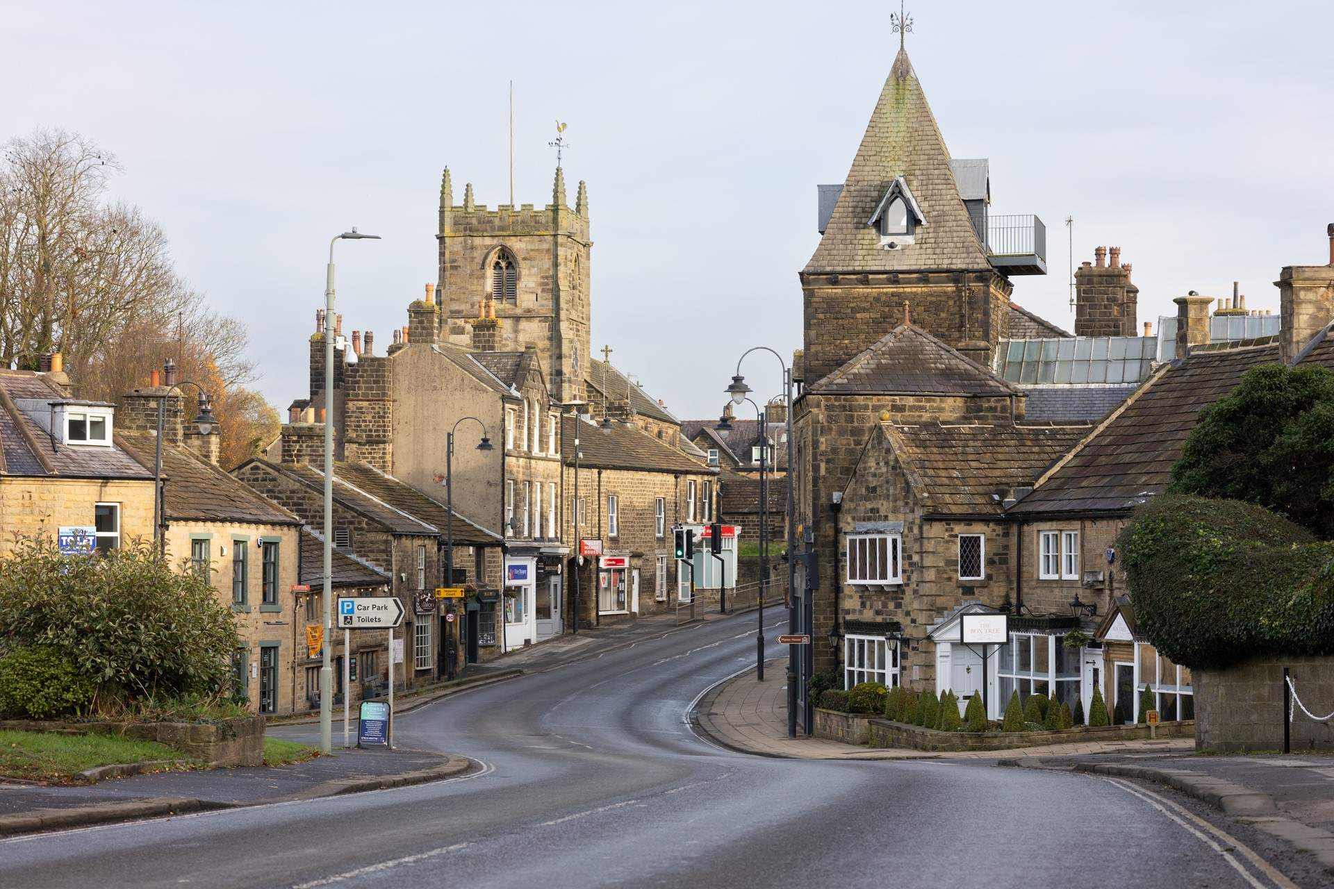 Ilkley has some beautiful architecture and a variety of individual shops, just the place for a spot of  retail therapy, or visit the Box Tree restaurant, one of Ilkley's oldest. 