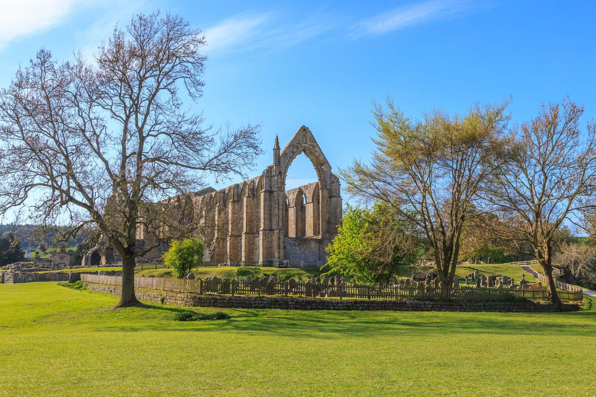 The magnificent Fountains Abbey, Yorkshire has so many Abbeys to visit with beautiful grounds and walks. 