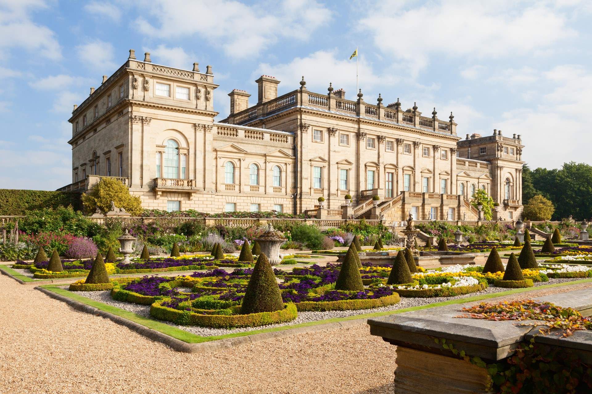 Majestic Harewood House, you can visit the house, gardens and look out for events held all year round. 