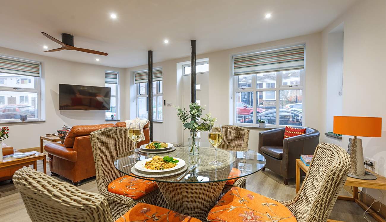 The open plan living area is a welcoming space.