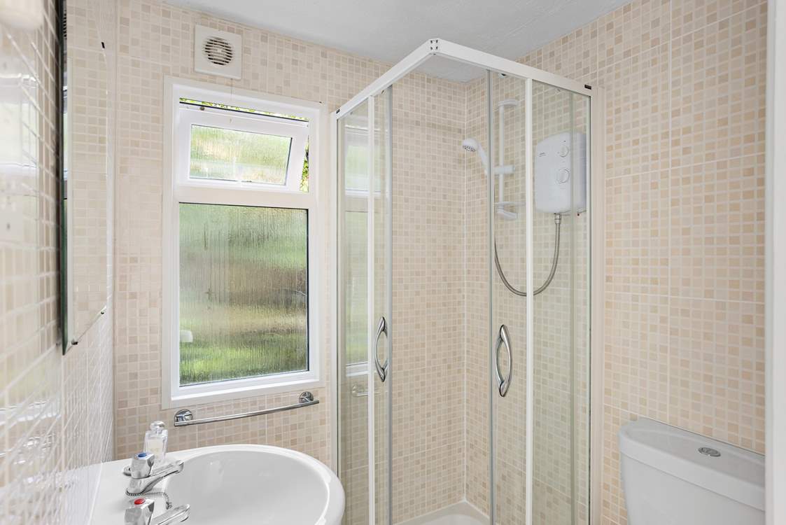 The shower-room in the annexe.