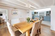 The kitchen/diner is perfect for sociable holidays with  family and friends.