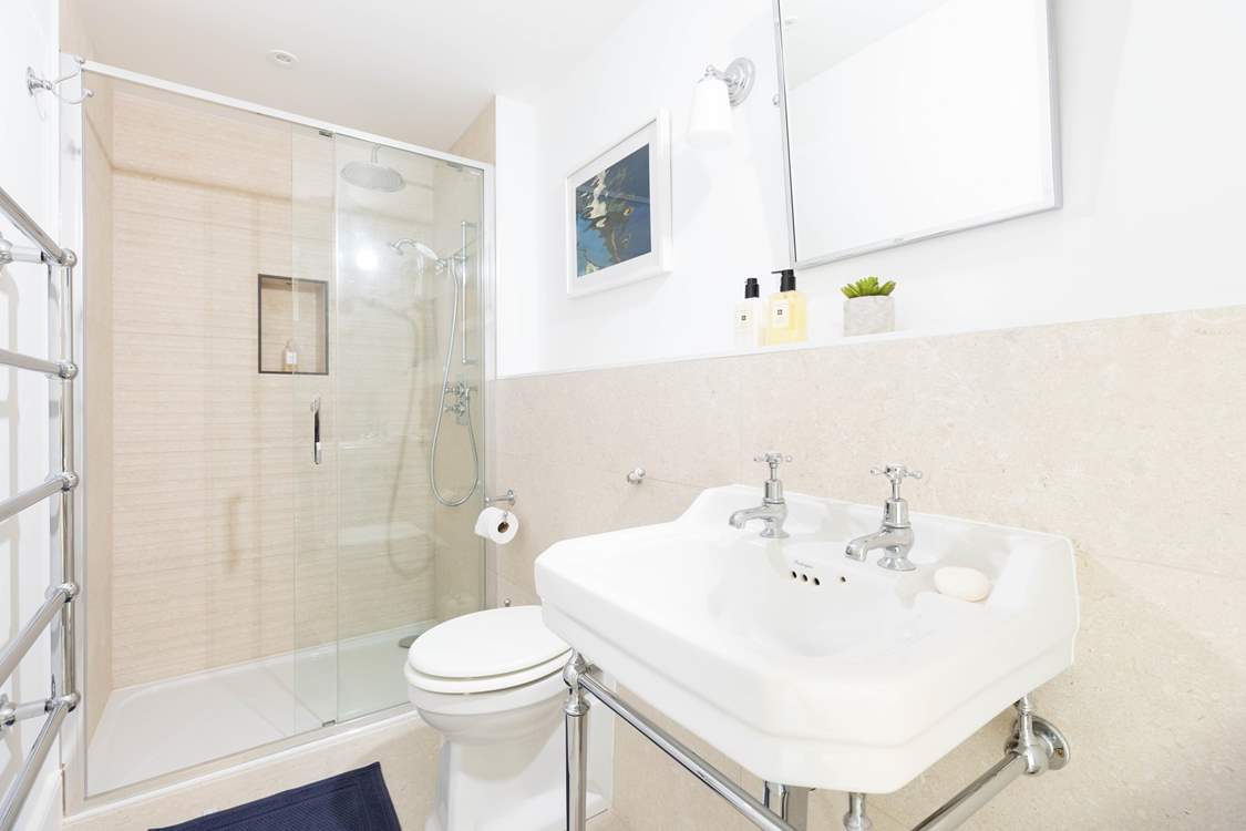 The handy ground floor shower-room.