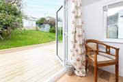 Open the doors and let the fresh air in. (Please note the garden room at the top of the garden is for the owners use only and not occupied)