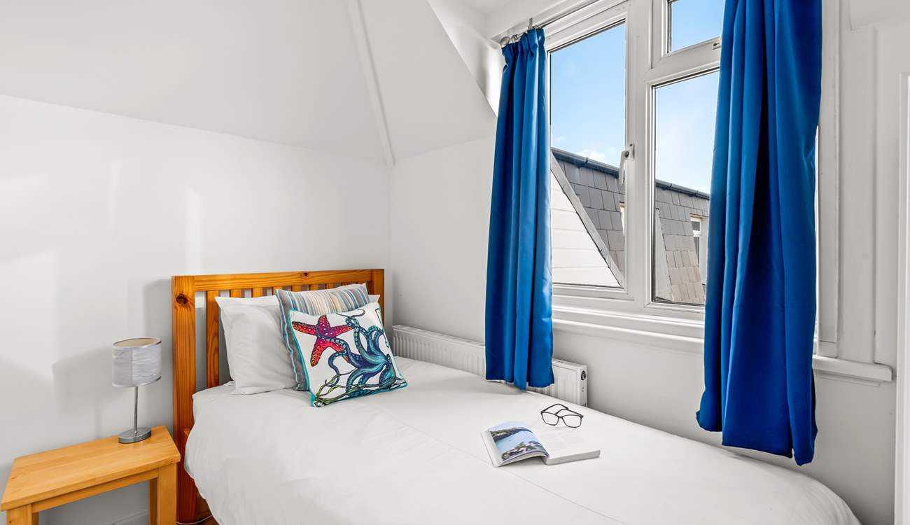 Bedroom 5 is home to this cute single bed.