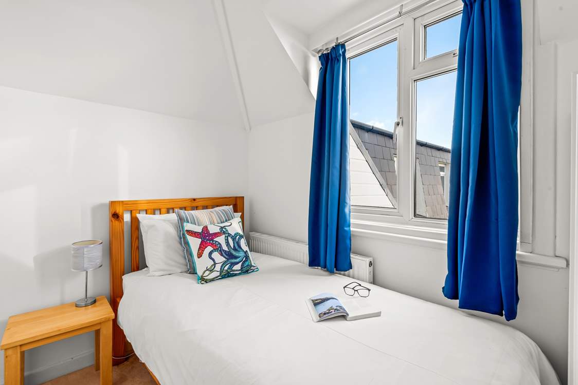 Bedroom 5 is home to this cute single bed.