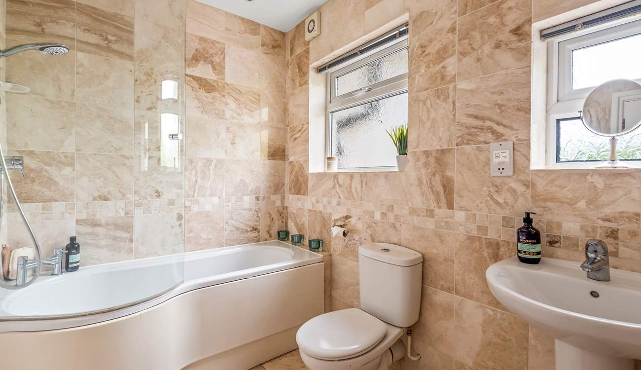 The ground floor bathroom.