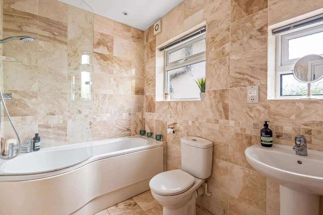 The ground floor bathroom.