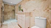 The stylish en suite to bedroom 3.