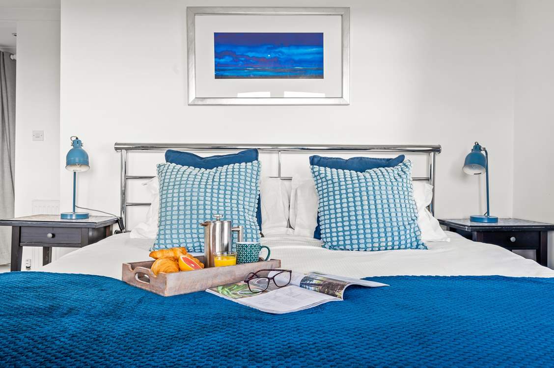 Super inviting decor throughout.