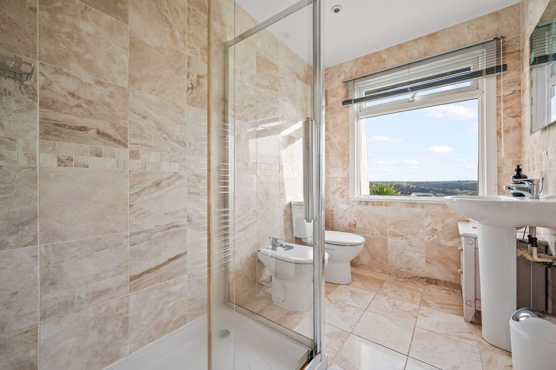 Bedroom 2 enjoys this wonderful en suite.