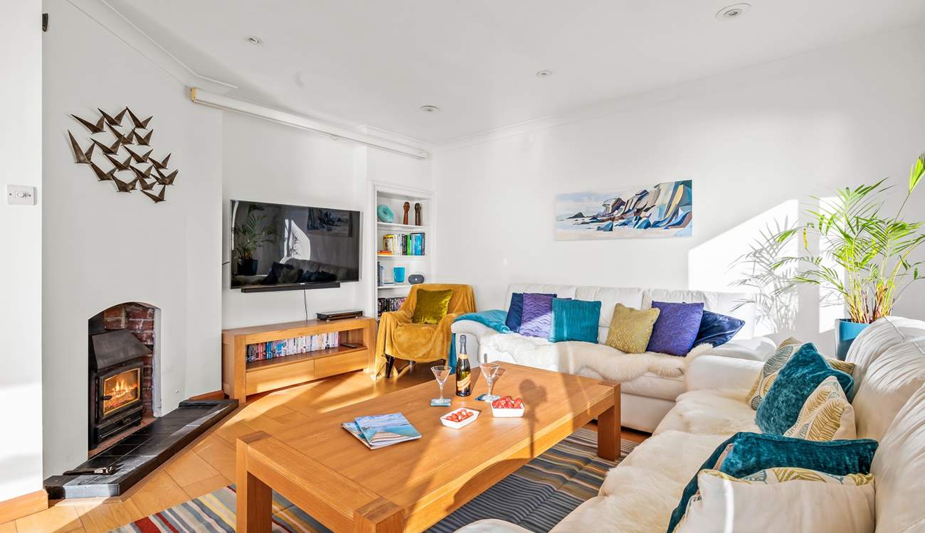 Cosying up in this lovely space is such a treat.