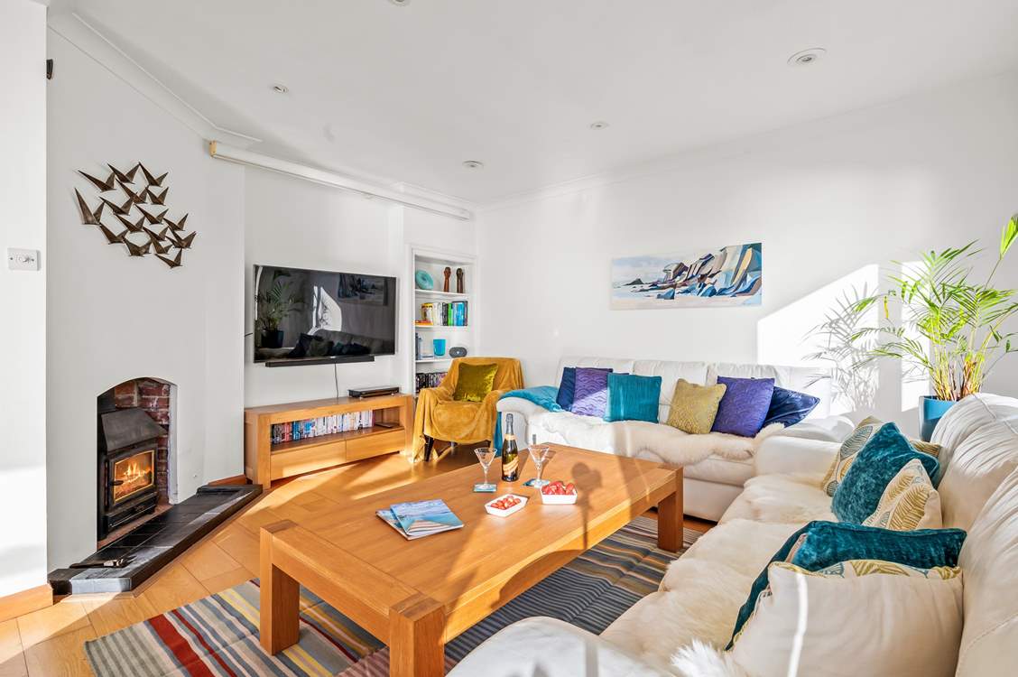 Cosying up in this lovely space is such a treat.