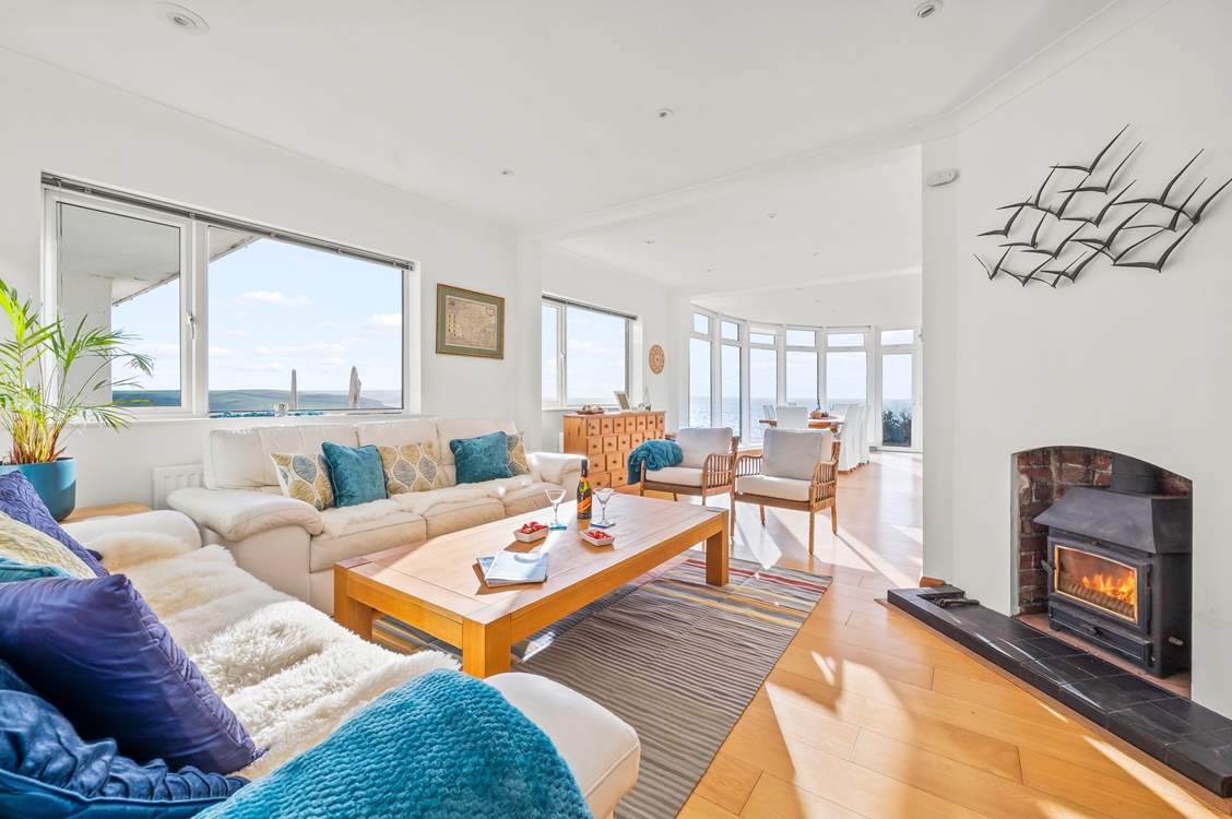 The living-room is such a cosy place to unwind and relax in.