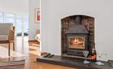 The glowing wood-burner is the perfect winter treat. - Thumbnail Image