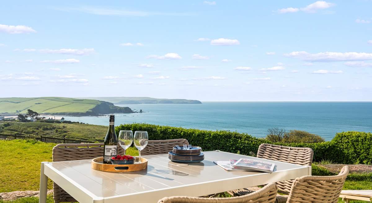 Dining al fresco in this spot is superb.