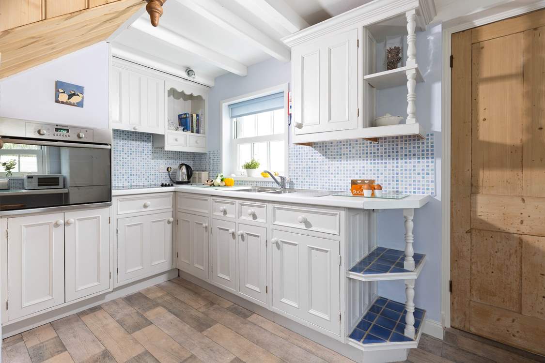 The kitchen has all the equipment you'll need to create a holiday meal.