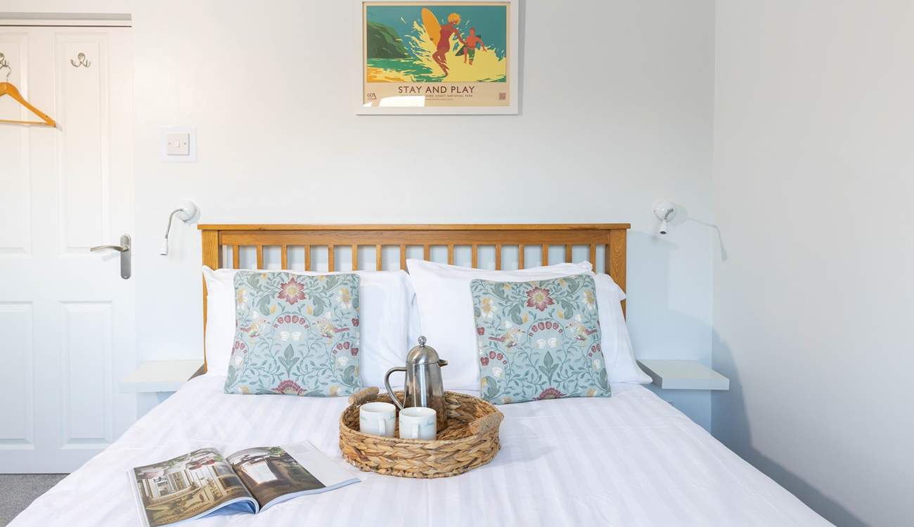 Escape to bedroom 4 with a coffee and a magazine. 