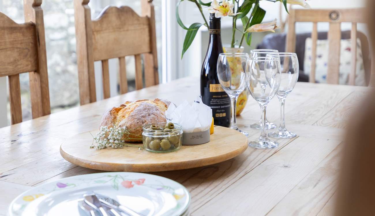 Leisurely holiday meals.