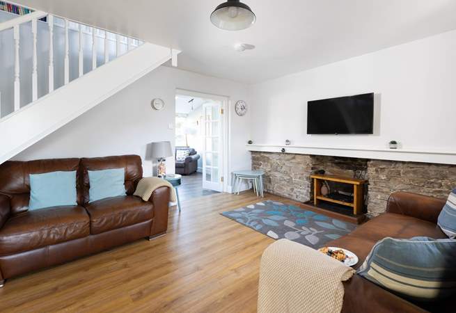 After a day on the beach or a boat trip to see the puffins on Skomer Island, relax and watch a movie.