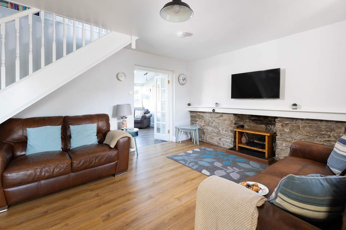 After a day on the beach or a boat trip to see the puffins on Skomer Island, relax and watch a movie.