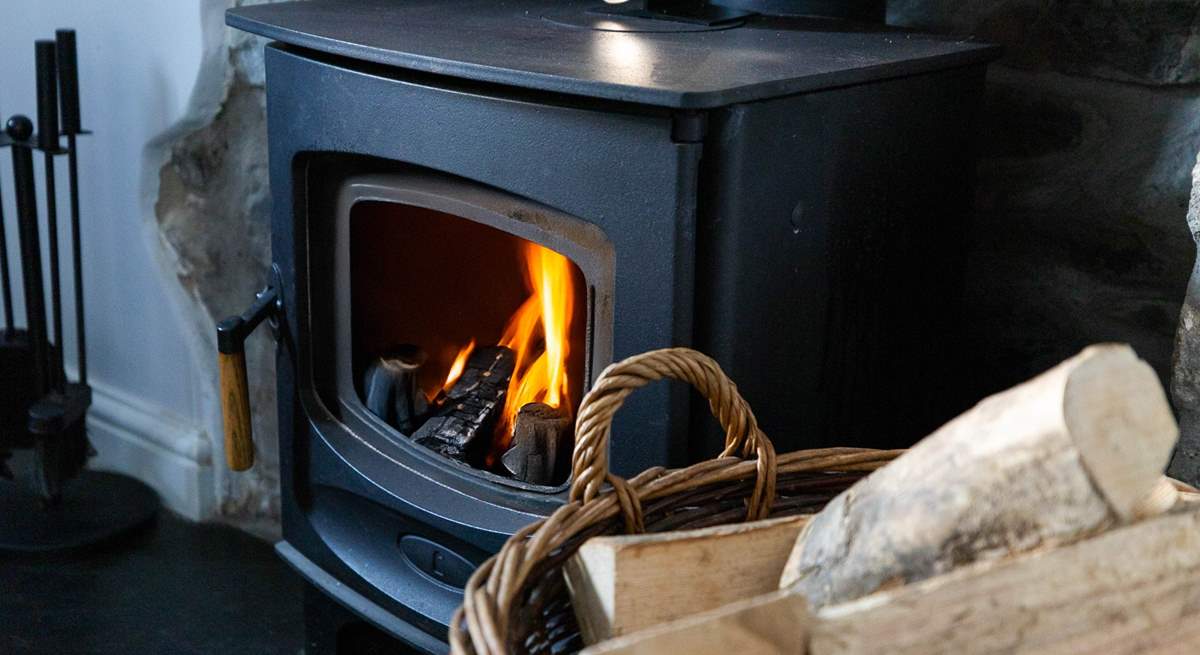 On chilly nights relax in the warm glow of the wood-burner. 