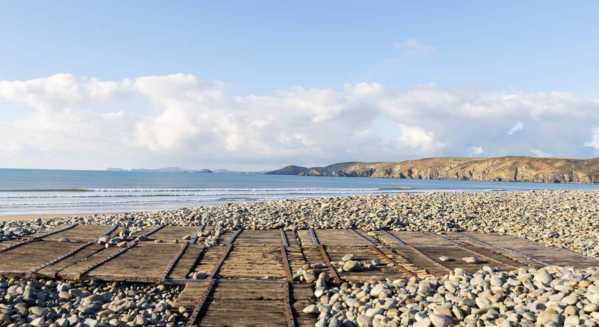 A beach lover's paradise - Newgale Beach. 