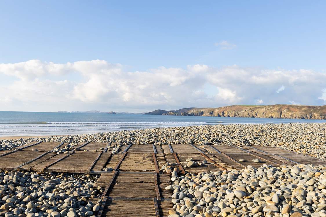 A beach lover's paradise - Newgale Beach.