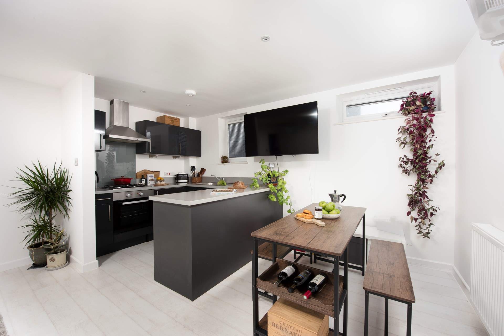 The open plan living space is so light and airy, the perfect place to relax. 