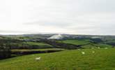 The idyllic view from the cottage, reaching as far as Snowdon and across the Llyn peninsula.  - Thumbnail Image