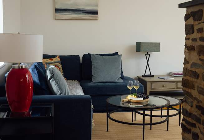 Many tasteful furnishings adorn the cottage. 