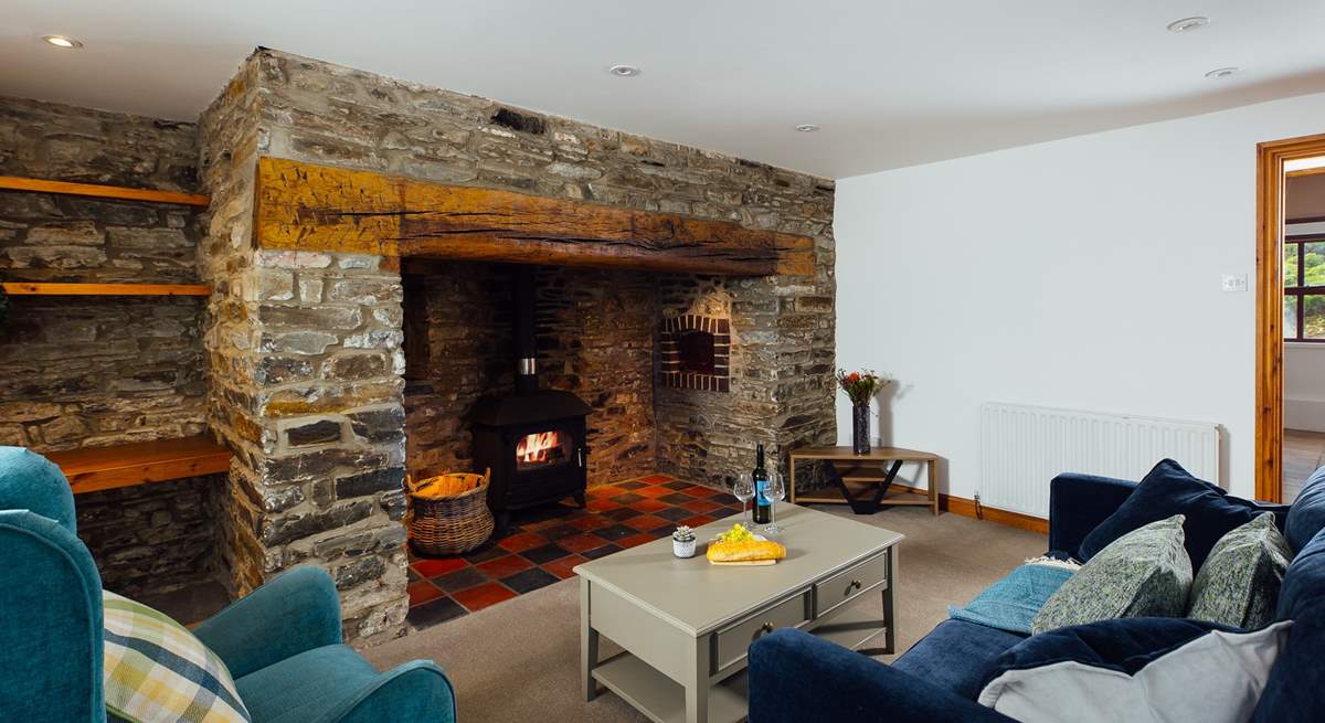 Relax in the glow of the cosy wood-burner after a day exploring. Cwmcaseg offers the perfect holiday destination throughout the year. 